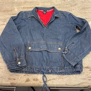 Girls size 10 GAP jean jacket pullover